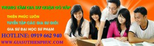 Dạy Kèm Tại Nhà Quận Gò Vấp - Gia Sư Giỏi, Uy Tín