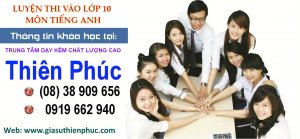 Luyện Thi Vào Lớp 10 Môn Tiếng Anh