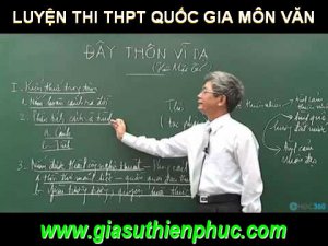 Luyện Thi THPT Quốc Gia Môn Văn
