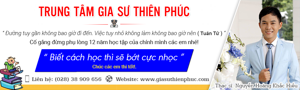 GIÁO VIÊN DẠY KÈM LUYỆN THI ĐẠI HỌC